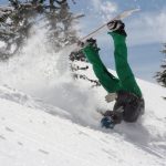 Snowboarder Crashing