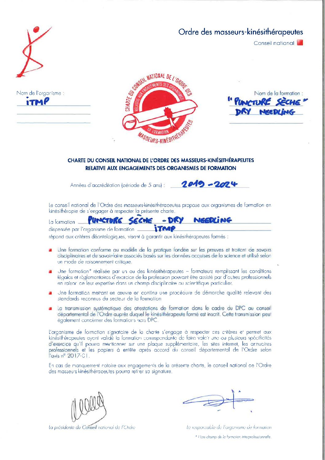 Charte Dry